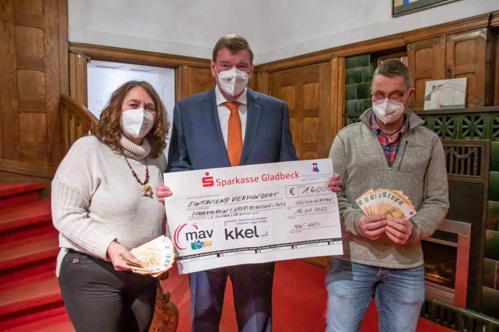 1400 Euro für die Krebsberatung!